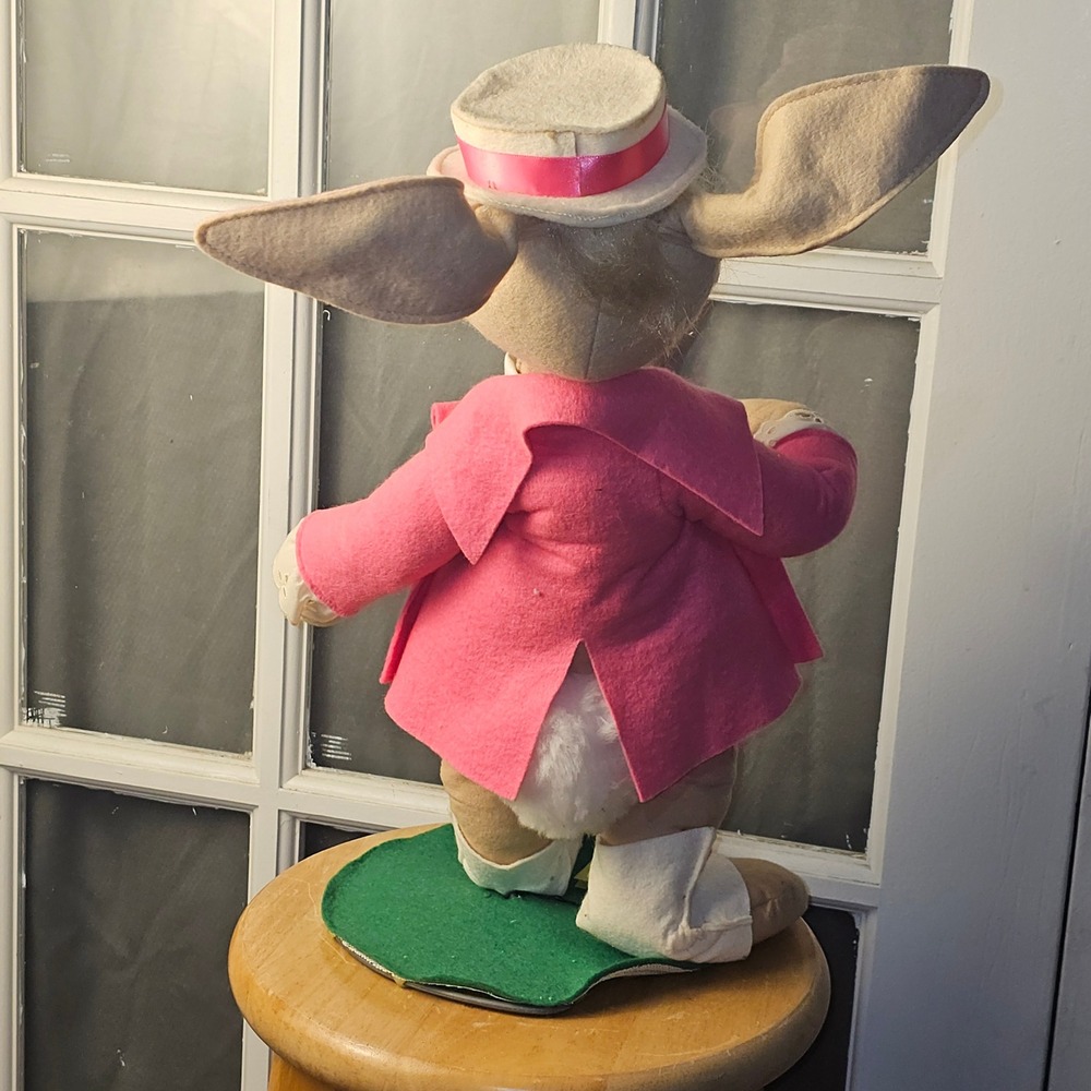 Vintage Annalee 21" Boy & Girl Easter Bunny Dolls‎ 1976 - Picture 4 of 10